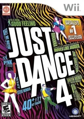 Just Dance 4 box cover front